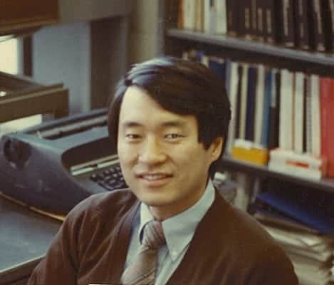 John Lee in his office in the 80s