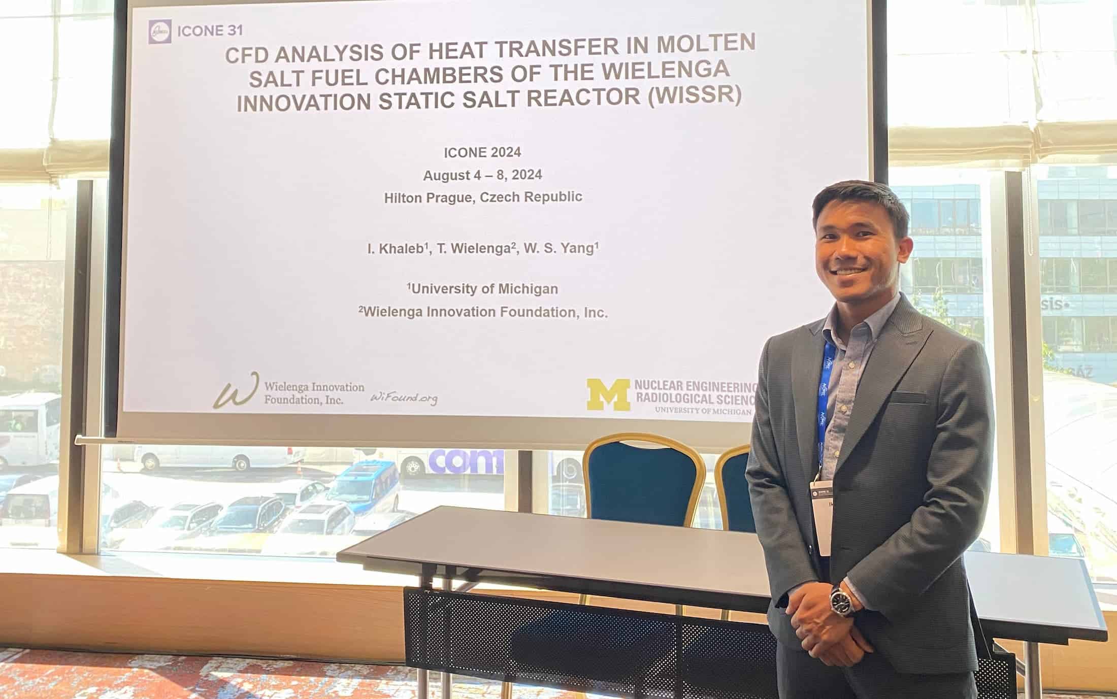 Ikhwan Khaleb presents paper at ICONE in Prague